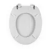 Beldray LA00000073WHTEU7 Assento de sanita em madeira - fecho suave, branco, oval