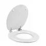 Beldray LA00000073WHTEU7 Assento de sanita em madeira - fecho suave, branco, oval