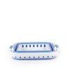 Cesto de roupa dobrável Beldray LA00000152EU7 40L, branco/azul