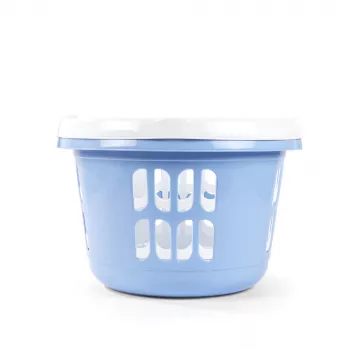 Beldray LA00000174CRNEU7 Conjunto de 2 cestos de roupa 30L, branco/azul