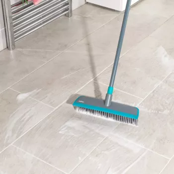 Escova de chão 2 em 1 com rodo, cabo longo, cinzento/azul Beldray LA00000177UFEU7