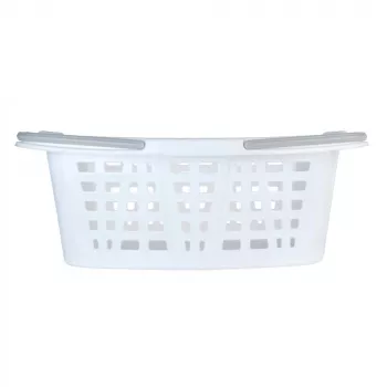 Conjunto de dois cestos de roupa Beldray LA030450CRNFPEU7, branco/azul