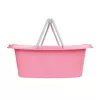 Conjunto de dois cestos de roupa Beldray LA030450PNKFPEU7, branco/rosa
