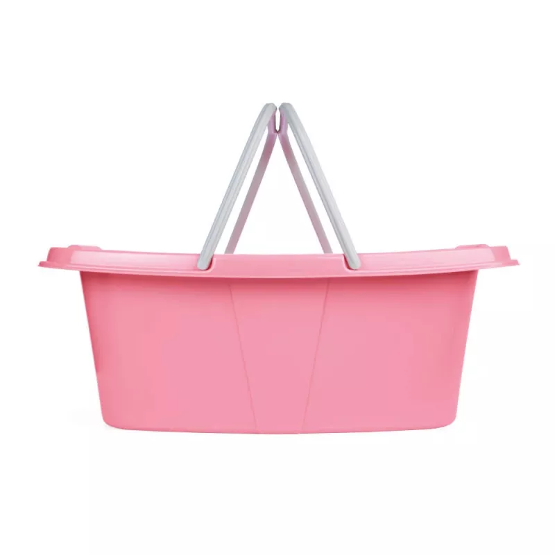 Conjunto de dois cestos de roupa Beldray LA030450PNKFPEU7, branco/rosa