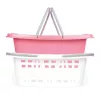 Conjunto de dois cestos de roupa Beldray LA030450PNKFPEU7, branco/rosa