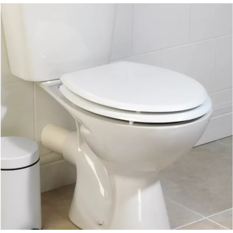 Assento de sanita em madeira Beldray LA032355WFPEU7 branco