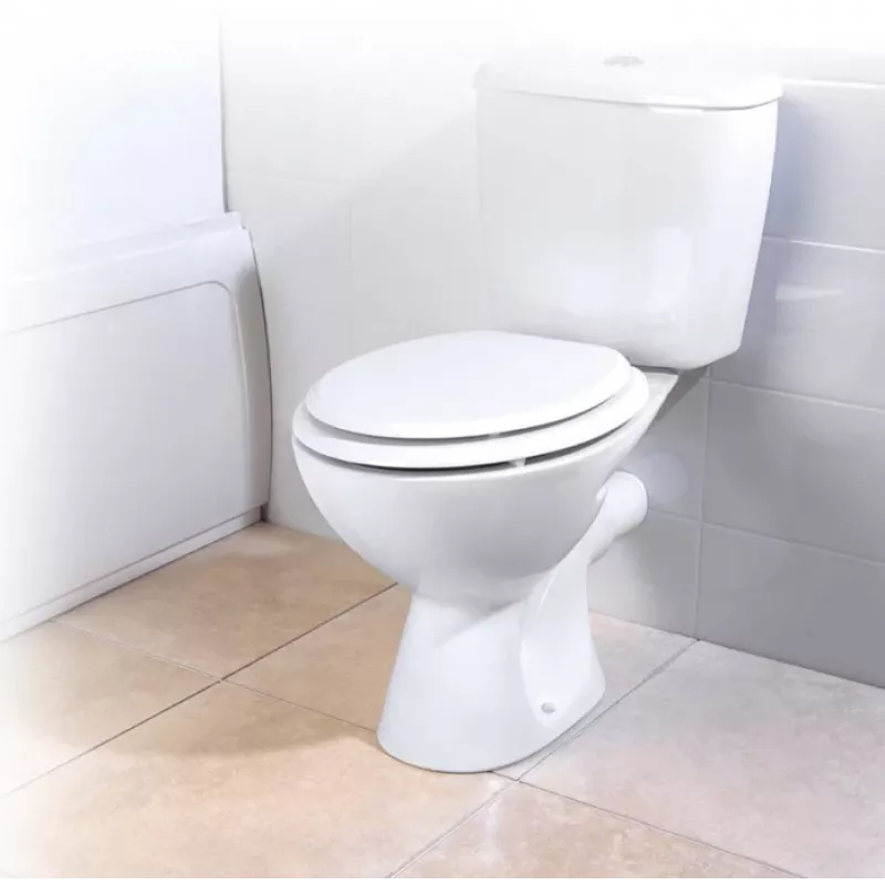 Assento de sanita em madeira Beldray LA032355WFPEU7 branco
