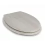 Assento de sanita em madeira MDF Beldray LA033710WOAKPFEU7, carvalho branco, fecho suave