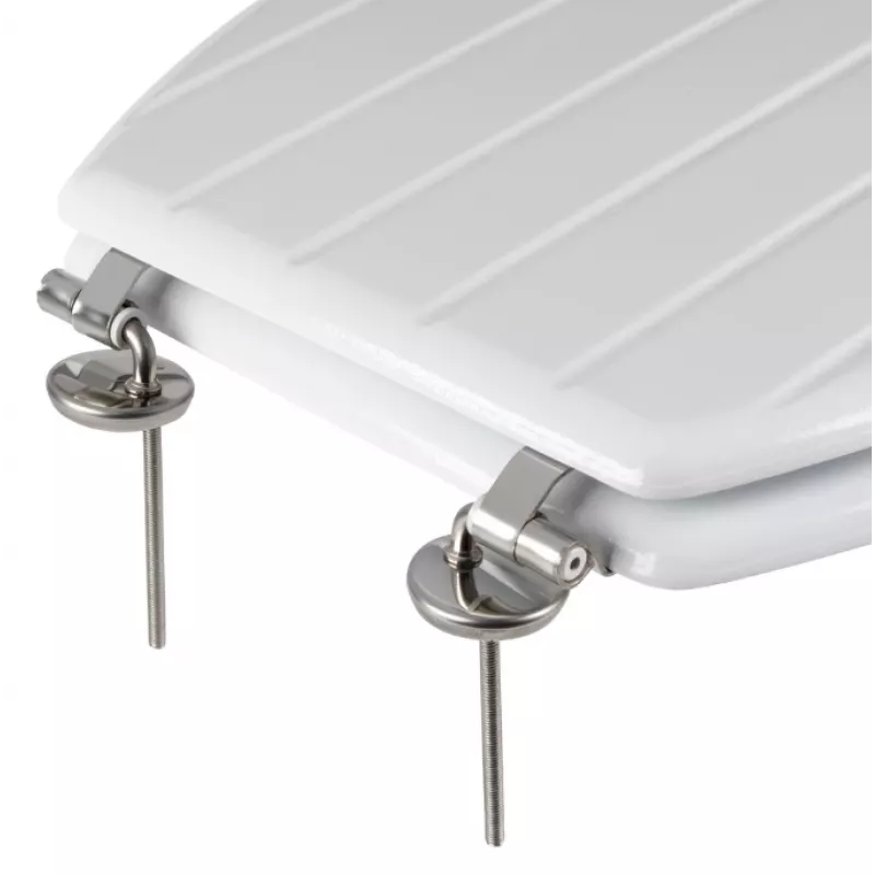 Assento de sanita Tongue & Groove Beldray LA033758WFPEU7 branco MDF
