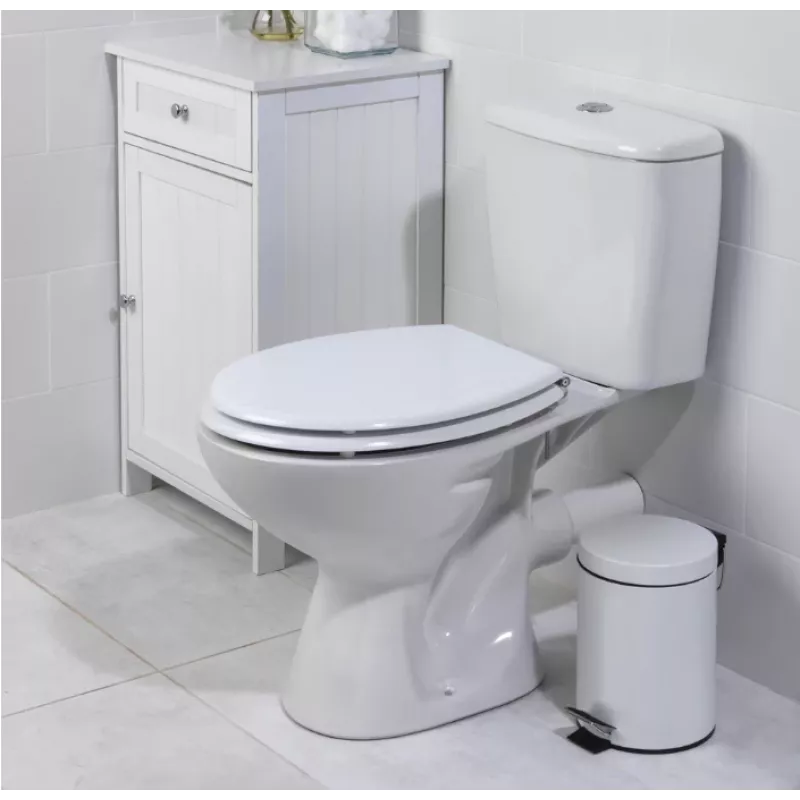 Assento de sanita Tongue & Groove Beldray LA033758WFPEU7 branco MDF