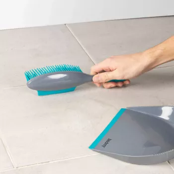 Beldray LA034191UFPEU7 Conjunto de pá e escova com cabeça de borracha Anti-bac Pet Plus+