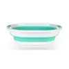 Cesto de roupa dobrável 28L Beldray LA034816MNTFPEU7, branco/menta