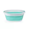 Cesto de roupa dobrável 28L Beldray LA034816MNTFPEU7, branco/menta