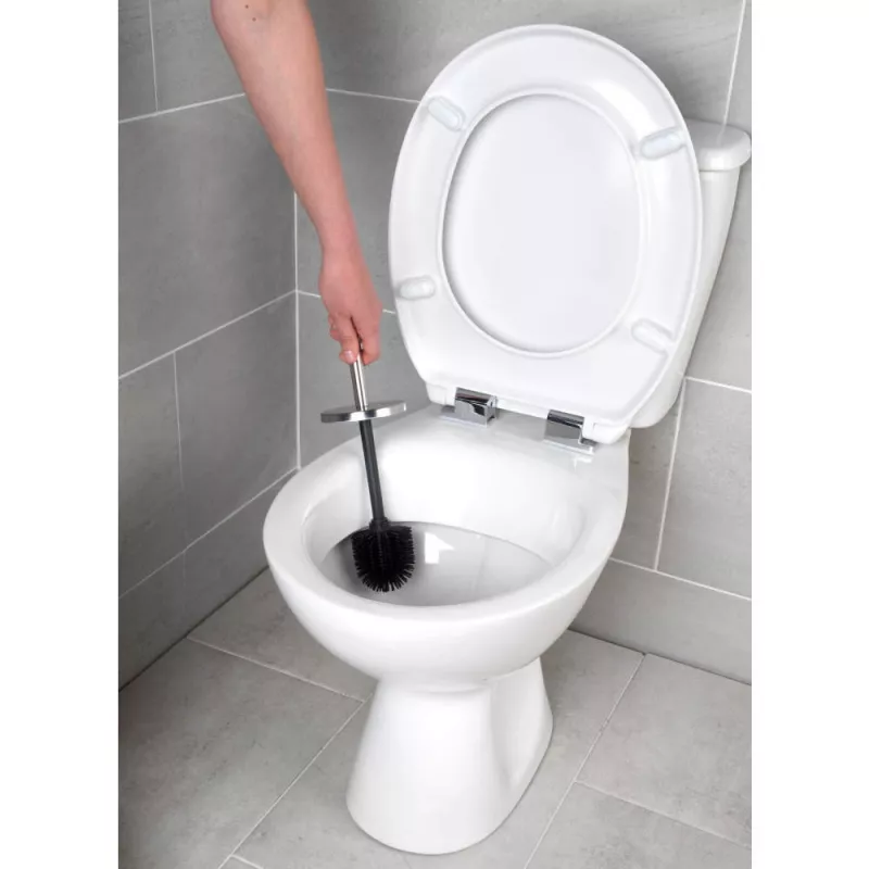 Beldray LA036034SSPEU7 Escova de sanita com cabeça flexível Anti-bac, prateado