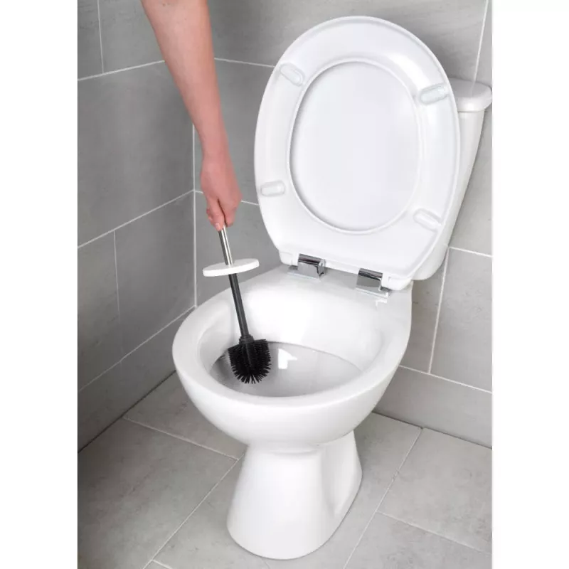 Beldray LA036034WPEU7 Escova de sanita com cabeça de silicone Anti-bac, branco