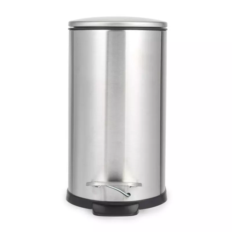 Beldray LA036683SSPEU7 Balde de pedal em D slimline 5 litros, prateado