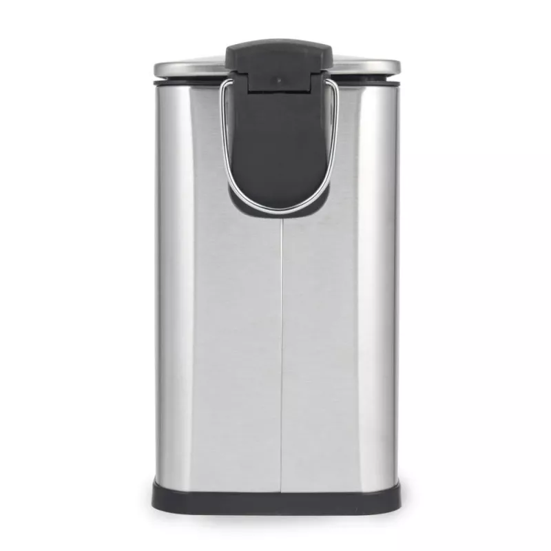 Beldray LA036683SSPEU7 Balde de pedal em D slimline 5 litros, prateado