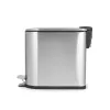 Beldray LA036683SSPEU7 Balde de pedal em D slimline 5 litros, prateado