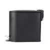 Beldray LA036690BLKPEU7 Balde de pedal em D slimline 5 litros, preto