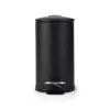 Beldray LA036690BLKPEU7 Balde de pedal em D slimline 5 litros, preto