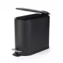Beldray LA036690BLKPEU7 Balde de pedal em D slimline 5 litros, preto