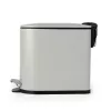 Balde de pedal em D esguio 5 litros Beldray LA036690GRYPEU7, cinzento