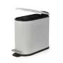 Balde de pedal em D esguio 5 litros Beldray LA036690GRYPEU7, cinzento