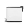 Balde de pedal em D esguio 5 litros Beldray LA036690WHTPEU7, branco