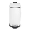 Balde de pedal em D esguio 5 litros Beldray LA036690WHTPEU7, branco