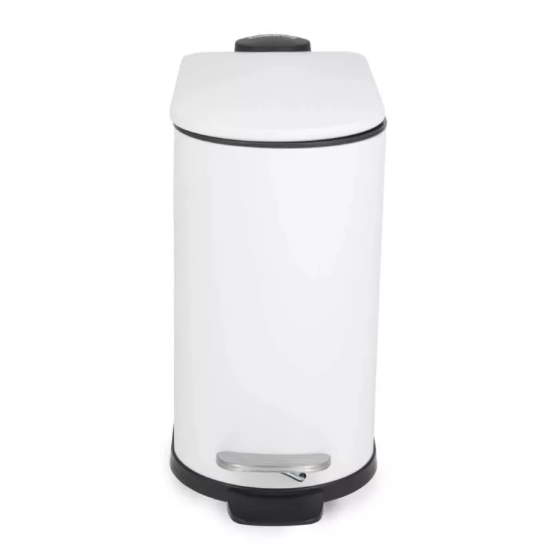 Balde de pedal em D esguio 5 litros Beldray LA036690WHTPEU7, branco