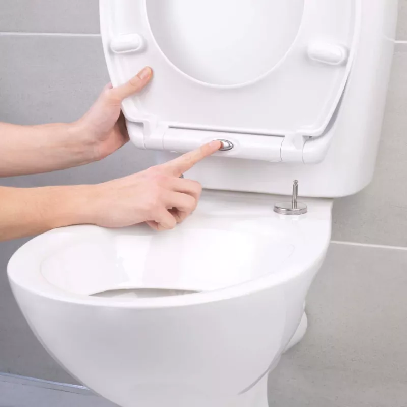 Beldray LA037062PEU7 Assento de sanita com libertação rápida Anti-bac, branco