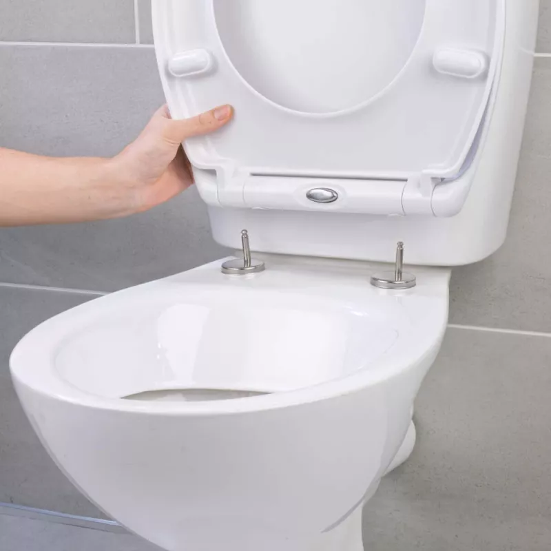 Beldray LA037062PEU7 Assento de sanita com libertação rápida Anti-bac, branco