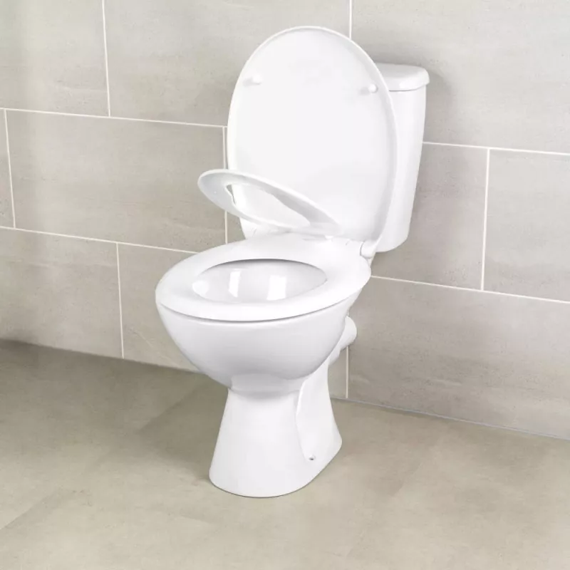 Beldray LA037185EU7 Assento de sanita familiar Anti-bac, branco