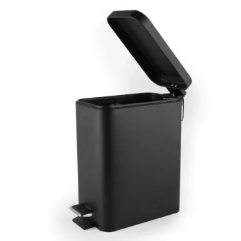 Balde de pedal Slimline Beldray LA041173BLKPEU7 5 litros, preto