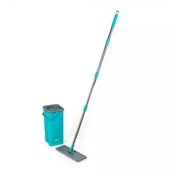 Beldray LA067234NPUF Conjunto de esfregona plana e balde antibacteriano