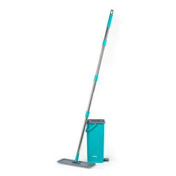 Beldray LA067234NPUF Conjunto de esfregona plana e balde antibacteriano