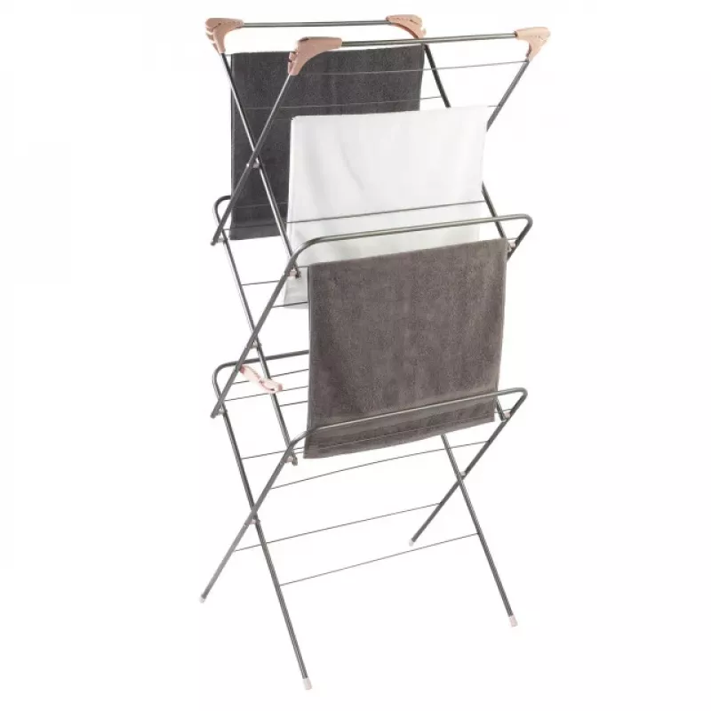 Estendal de 3 níveis Elegant Beldray LA072498GRYNFEU7, cinzento grafite