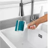 Rolo de limpeza de pelos com gel Beldray LA072597FEU7 Pet Plus+ - removedor de pelos de animais, fiapos e pó em silicone reutilizável - azul e cinzento