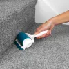 Rolo de limpeza de pelos com gel Beldray LA072597FEU7 Pet Plus+ - removedor de pelos de animais, fiapos e pó em silicone reutilizável - azul e cinzento