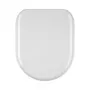 Assento de sanita em D antibacteriano Beldray LA072771PEU7, branco