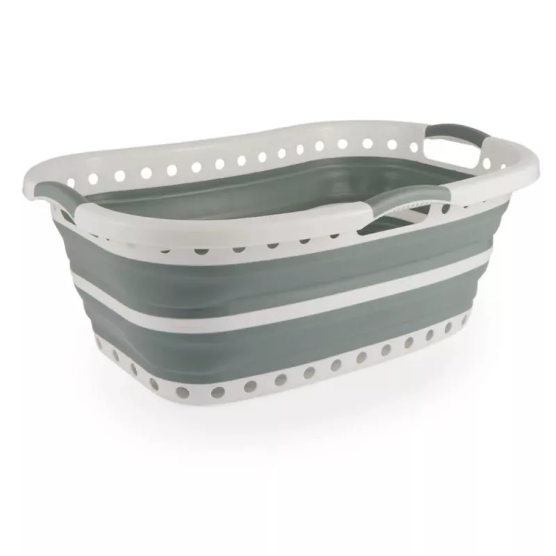 Cesto de roupa dobrável Hip Hugger Beldray LA072979GRNFEU7 37 L - verde