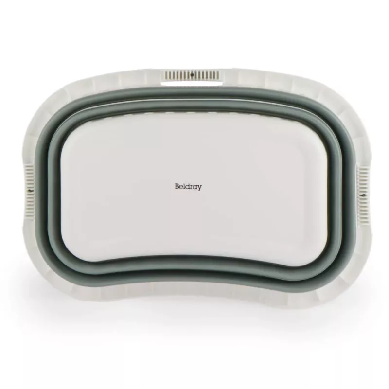 Cesto de roupa dobrável Hip Hugger Beldray LA072979GRNFEU7 37 L - verde