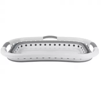 Cesto de roupa dobrável Hip Hugger Beldray LA072979PGRYFEU7 - cinzento, 38 litros