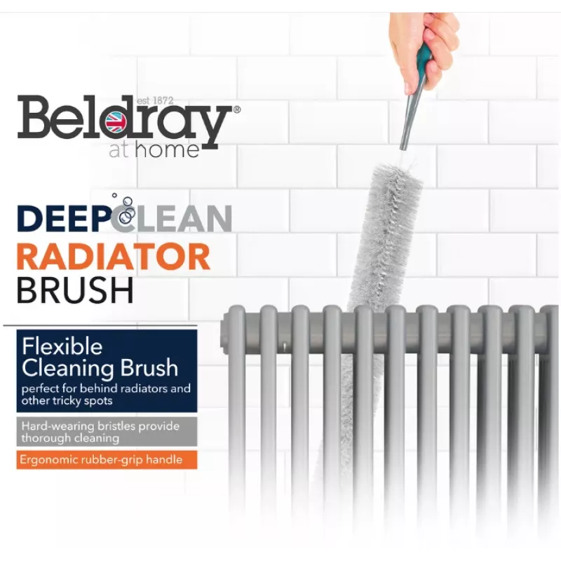 Beldray LA077653FEU7 Deep Clean escova para radiadores – cinzento/preto, 75 cm