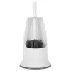 Escova de sanita em silicone Antibac com suporte Beldray LA084538PUFFEU7X, roxo