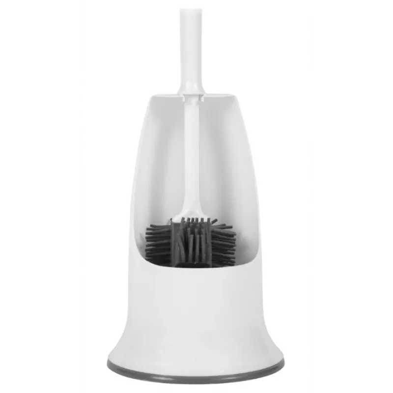 Escova de sanita em silicone Antibac com suporte Beldray LA084538PUFFEU7X, roxo