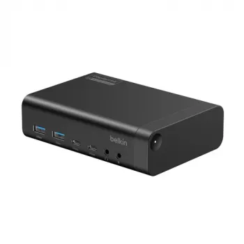 Belkin CONNECT Dock 14-in-1 140W ecrã duplo preto