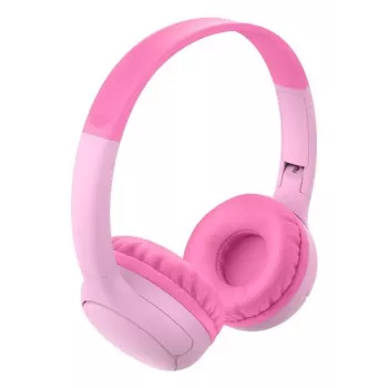Belkin SoundForm Mini 2 Kids auscultadores sem fios on-ear com bolsa, rosa