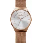 BELLEVUE E54 relógio analógico de quartzo para senhora 32mm caixa de aço inoxidável bracelete de couro preta
