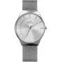 BELLEVUE relógio de quartzo analógico homem E56 32 mm caixa em aço inoxidável mostrador preto bracelete em pele genuína